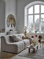 Decoratiune de perete, Bloomingville, Jaime, 150x110 cm, bambus/bumbac, negru
