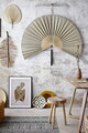 Decoratiune de perete, Bloomingville, Jaime, 150x110 cm, bambus/bumbac, negru