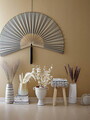 Decoratiune de perete, Bloomingville, Jaime, 150x110 cm, bambus/bumbac, negru