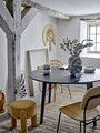 Decoratiune de perete, Bloomingville, Jaime, 75x70 cm, bambus, natural