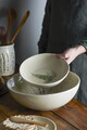 Bol salata, Bloomingville, Bea, 30.5x11 cm, 3.5 L, ceramica, natural
