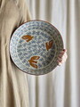 Bol salata, Bloomingville, Hezha, 28x9 cm, 3.35 L, ceramica, albastru