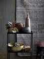 Bol salata, Bloomingville, Mettemarie, 36x13 cm, fier, auriu