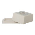 Untiera cu capac, Bloomingville, Bea, 15x12.5x7.5 cm, 580 ml, ceramica, natural