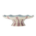 Platou pentru prajituri, Bloomingville, Willa, 28x9.5 cm, ceramica, multicolor