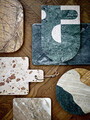Tocator, Bloomingville, Nukaka, 40x20x1.5 cm, marmura, maro