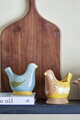 Set 2 suporturi pentru ou, Bloomingville, Birdy, 8x8 cm, ceramica, multicolor