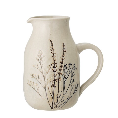 Carafa, Bloomingville, Bea, 12x19.5 cm, 1.5 L, ceramica, natural