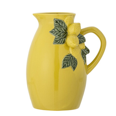 Carafa, Bloomingville, Limone, 17x21 cm, 1.6 L, ceramica, galben