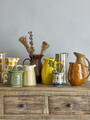 Carafa, Bloomingville, Limone, 17x21 cm, 1.6 L, ceramica, galben