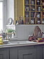 Storcator lamaie, Bloomingville, Limone, 15.5x10.5x5 cm, 160 ml, ceramica, galben