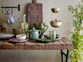 Storcator lamaie, Bloomingville, Liselu, 17.5x12x15.5 cm, 720 ml, ceramica, verde