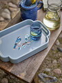 Storcator lamaie, Bloomingville, Liselu, 17.5x12x15.5 cm, 720 ml, ceramica, albastru