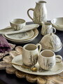 Platou pentru servire, Bloomingville, Bea, 35.5x8x2 cm, ceramica, natural