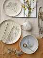 Platou pentru servire, Bloomingville, Bea, 35.5x8x2 cm, ceramica, natural