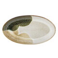 Platou pentru servire, Bloomingville, Jules, 33.5x18.5x3.5 cm, ceramica, verde