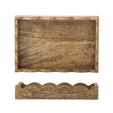 Tava pentru servire, Bloomingville, Namira, 30x19x5 cm, FSC 100%, lemn de mango, natural
