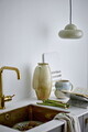 Lustra, Bloomingville, Bubble, 1 x E14, 22x13 cm, metal/sticla, verde