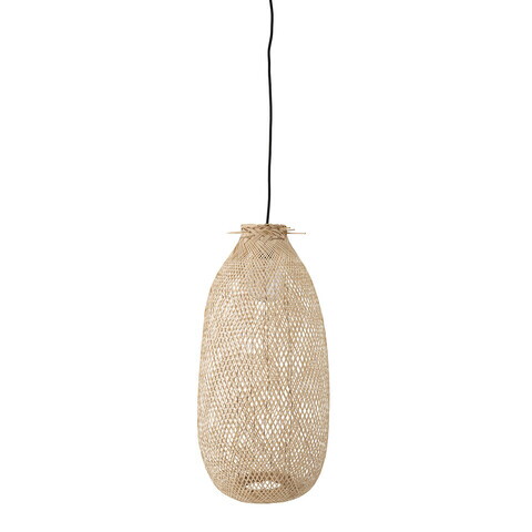Lustra, Bloomingville, Evert, 1 x E27, 25x65 cm, bambus, natural