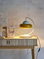 Lampa de masa, Bloomingville, Bubble, 1 x E14, 27x27x34.5 cm, fier/PVC, natural