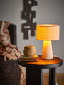 Lampa de masa, Bloomingville, Emmie, 1 x E27, 20x30 cm, PVC/poliester, alb