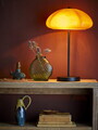 Lampa de masa, Bloomingville, Kinoko, 2 x E14, 30x46.5 cm, sticla/fier, galben