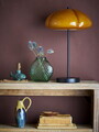 Lampa de masa, Bloomingville, Kinoko, 2 x E14, 30x46.5 cm, sticla/fier, galben