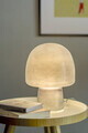 Lampa de masa, Bloomingville, Paddy, 1 x E14, 20x26.5 cm, sticla/fier, albastru