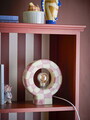 Lampa de masa, Bloomingville, Vialini, 1 x E27, 20.5x7x23.5 cm, ceramica, roz