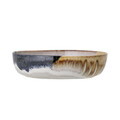 Bol salata, Bloomingville, Jules, 25x6.5 cm, 2 L, ceramica, albastru