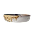 Bol salata, Bloomingville, Jules, 25x6.5 cm, 2 L, ceramica, albastru