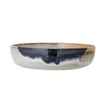 Bol salata, Bloomingville, Jules, 25x6.5 cm, 2 L, ceramica, albastru