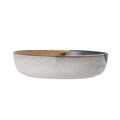 Bol salata, Bloomingville, Jules, 25x6.5 cm, 2 L, ceramica, albastru