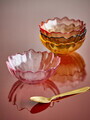 Set 4 boluri, Bloomingville, Kana, 12x4.5 cm, 120 ml, sticla, multicolor