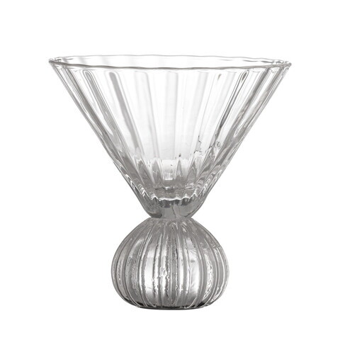 Pahar de cocktail, Bloomingville, Taurin, 12x12 cm, 300 ml, sticla, transparent