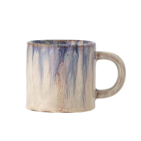 Ceasca, Bloomingville, Amalia, 8x7.5 cm, 250 ml, ceramica, albastru