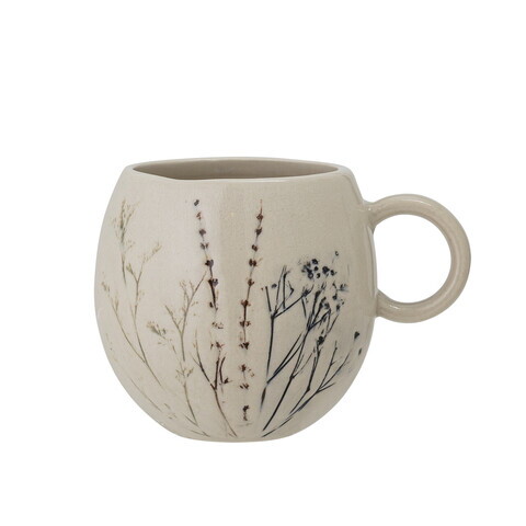 Ceasca, Bloomingville, Bea, 9.5x8.5 cm, 250 ml, ceramica, natural