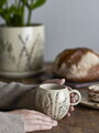 Ceasca, Bloomingville, Bea, 9.5x8.5 cm, 250 ml, ceramica, natural