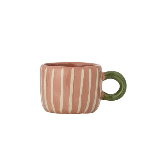 Ceasca, Bloomingville, Nini Lines, 7x6 cm, 100 ml, ceramica, roz
