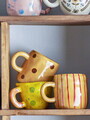 Ceasca, Bloomingville, Nini, 7.5x5.5 cm, 100 ml, ceramica, galben