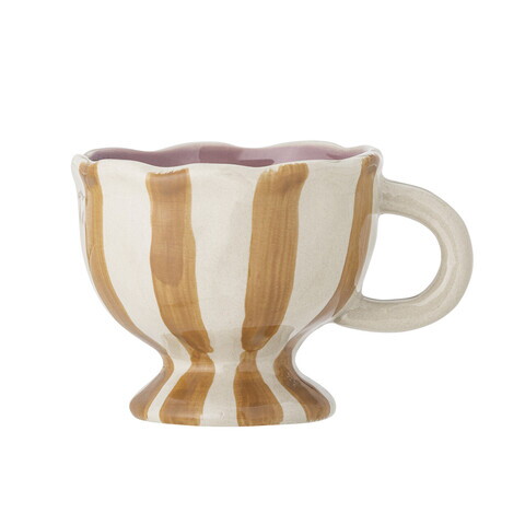Ceasca, Bloomingville, Willa Yellow, 9x7.5 cm, 215 ml, ceramica, multicolor