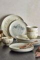 Serviciu de  masa 12 piese, Bloomingville, Bea, ceramica, natural