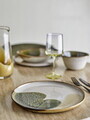 Serviciu de  masa 12 piese, Bloomingville, Jules, ceramica, verde