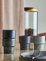 Set 4 cesti espresso, Bloomingville, Ewan Dark, 6x6.5 cm, 75 ml, ceramica, multicolor