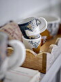 Set 2 cesti espresso, Bloomingville, Hezha, 5x5 cm, 55 ml, ceramica, albastru