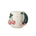 Cana, Bloomingville, Berrie, 10x9 cm, 420 ml, ceramica, roz