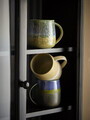 Set 3 cani, Bloomingville, Cloe, 9.5x10 cm, 400 ml, ceramica, albastru