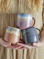Set 3 cani, Bloomingville, Cloe, 9.5x10 cm, 400 ml, ceramica, roz
