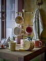 Set 3 cani, Bloomingville, Linora, 11x8.5 cm, 450 ml, ceramica, roz