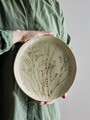 Farfurie intinsa, Bloomingville, Bea, 27.5x3 cm, ceramica, natural